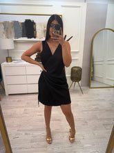 Cargar imagen en el visor de la galería, MAYTE - Vestido corto negro