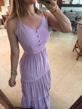 Cargar imagen en el visor de la galería, WINTER - Maxi vestido lila