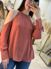 Cargar imagen en el visor de la galería, MARINA - Blusa terracota