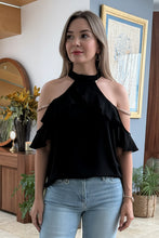 Cargar imagen en el visor de la galería, VALENKA - Blusa negra