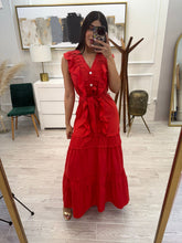 Cargar imagen en el visor de la galería, LIZZO - Maxi vestido rojo