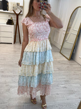 Cargar imagen en el visor de la galería, MALENA - Maxi vestido estampado multicolor