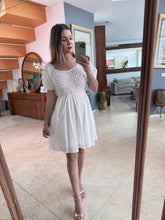 Cargar imagen en el visor de la galería, MIKA - Vestido corto blanco