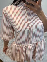 Cargar imagen en el visor de la galería, ELFRIDA - Vestido corto rayas