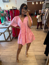 Cargar imagen en el visor de la galería, TYRA - Vestido corto rosa