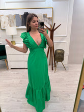 Cargar imagen en el visor de la galería, KENIA - Maxi vestido verde