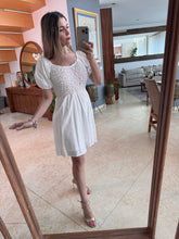 Cargar imagen en el visor de la galería, MIKA - Vestido corto blanco