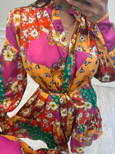 Cargar imagen en el visor de la galería, HALLOW - Vestido estampado patchwork