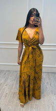 Cargar imagen en el visor de la galería, FREYA - Maxi vestido mostaza