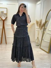 Cargar imagen en el visor de la galería, ARIADNA - Maxi vestido negro