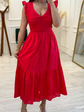 Cargar imagen en el visor de la galería, CORINA - Maxi vestido rojo