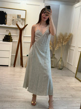 Cargar imagen en el visor de la galería, DENISSE - Maxi vestido rayado