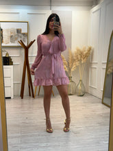 Cargar imagen en el visor de la galería, WHITNEY - Vestido corto rosa viejo