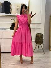 Cargar imagen en el visor de la galería, JOANA - Maxi vestido rosa