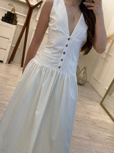 Cargar imagen en el visor de la galería, TALIA - Maxi vestido blanco