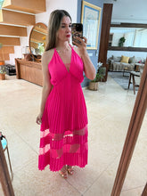 Cargar imagen en el visor de la galería, BERYL - Maxi vestido fucsia