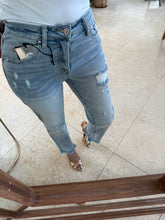 Cargar imagen en el visor de la galería, NEVADA - Pantalon denim deslavado