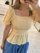 Cargar imagen en el visor de la galería, MELANIA - Blusa cuadros