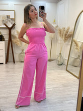 Cargar imagen en el visor de la galería, ISABELLA - Palazzo fucsia tirantes