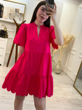 Cargar imagen en el visor de la galería, WINSLOW - Vestido corto rojo