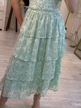 Cargar imagen en el visor de la galería, CORALIA - Maxi vestido verde