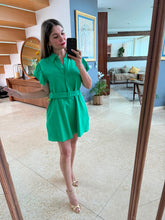 Cargar imagen en el visor de la galería, ROBERTA - Vestido corto verde
