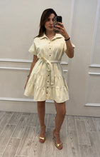 Cargar imagen en el visor de la galería, SERENITY - Vestido corto avena