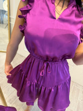 Cargar imagen en el visor de la galería, NOCHE - Vestido corto violeta
