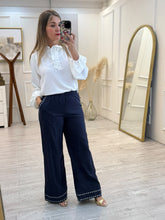 Cargar imagen en el visor de la galería, SELVA - Pantalon azul oscuro