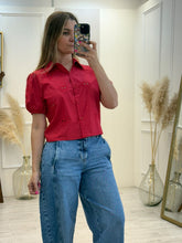 Cargar imagen en el visor de la galería, REAGAN - Camisa roja manga corta