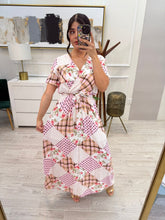 Cargar imagen en el visor de la galería, LETICIA - Maxi vestido estampado patchwork