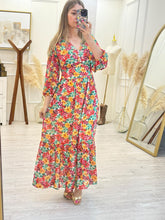 Cargar imagen en el visor de la galería, JANINE - Maxi vestido estampado floral
