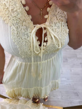 Cargar imagen en el visor de la galería, DEBANI - Maxi vestido hueso