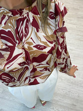 Cargar imagen en el visor de la galería, LIVIA - Blusa estampada