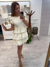 Cargar imagen en el visor de la galería, ORIANA - Vestido corto beige