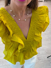 Cargar imagen en el visor de la galería, CATALINA - Blusa amarilla