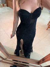 Cargar imagen en el visor de la galería, VANIA - Maxi vestido negro