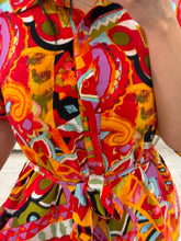 Cargar imagen en el visor de la galería, MONICA - Maxi vestido estampado multicolor