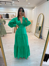 Cargar imagen en el visor de la galería, JUNE - Maxi vestido verde