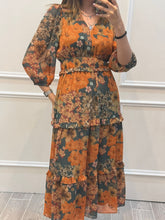 Cargar imagen en el visor de la galería, ELLEN - Maxi vestido estampado