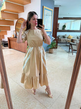 Cargar imagen en el visor de la galería, MANON - Maxi vestido camel
