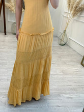 Cargar imagen en el visor de la galería, ARIEL - Maxi vestido amarillo tirantes
