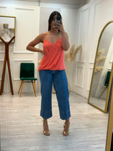 Cargar imagen en el visor de la galería, SANDRA - Blusa tirantes naranja