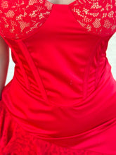 Cargar imagen en el visor de la galería, APOLLINE - Maxi vestido rojo tirantes
