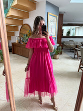 Cargar imagen en el visor de la galería, DARLA - Maxi vestido fucsia
