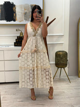 Cargar imagen en el visor de la galería, JOSEFINA - Maxi vestido hueso