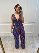 Cargar imagen en el visor de la galería, FLAVIA - Palazzo azul estampado