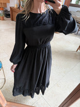 Cargar imagen en el visor de la galería, CARMELITA - Maxi vestido negro