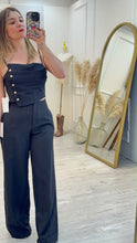 Cargar imagen en el visor de la galería, GENESIS - Set pantalon y blusa negro