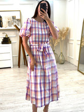 Cargar imagen en el visor de la galería, ZOE - Maxi vestido cuadros